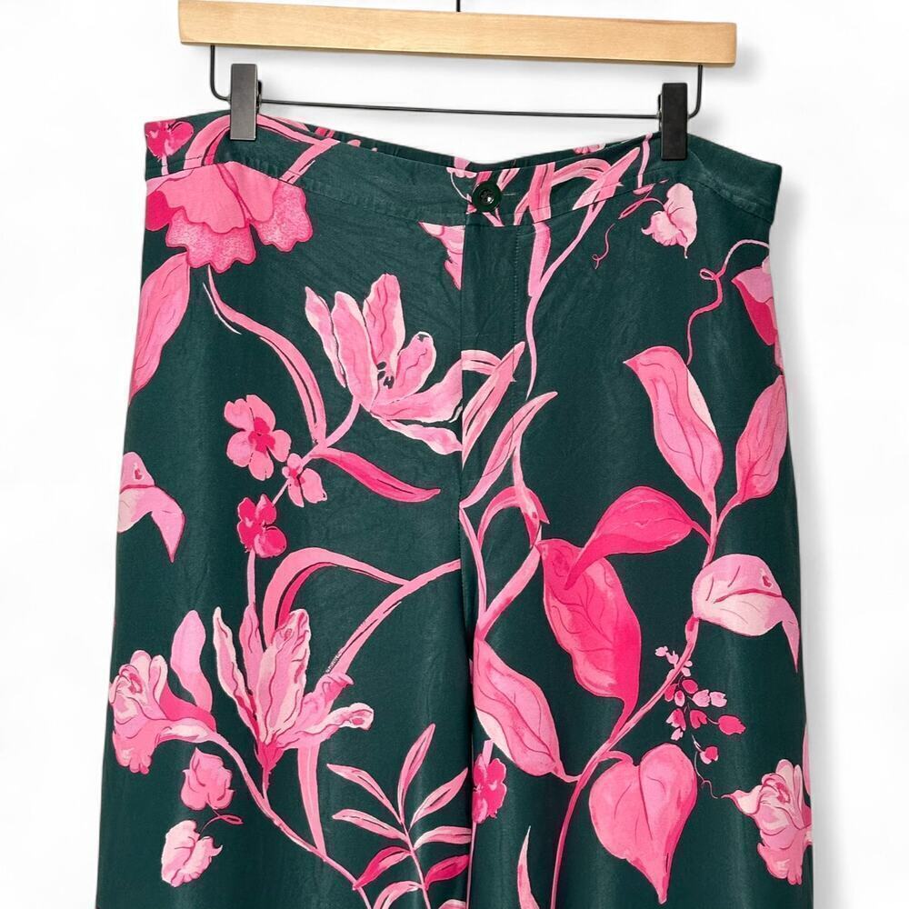 Anthropologie Breezy Printed Tropical Straight Pants (14) - Picture 3 of 16